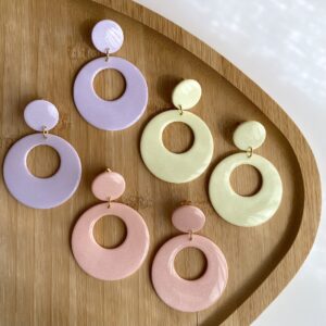 Dangles Frances pastel - handmade