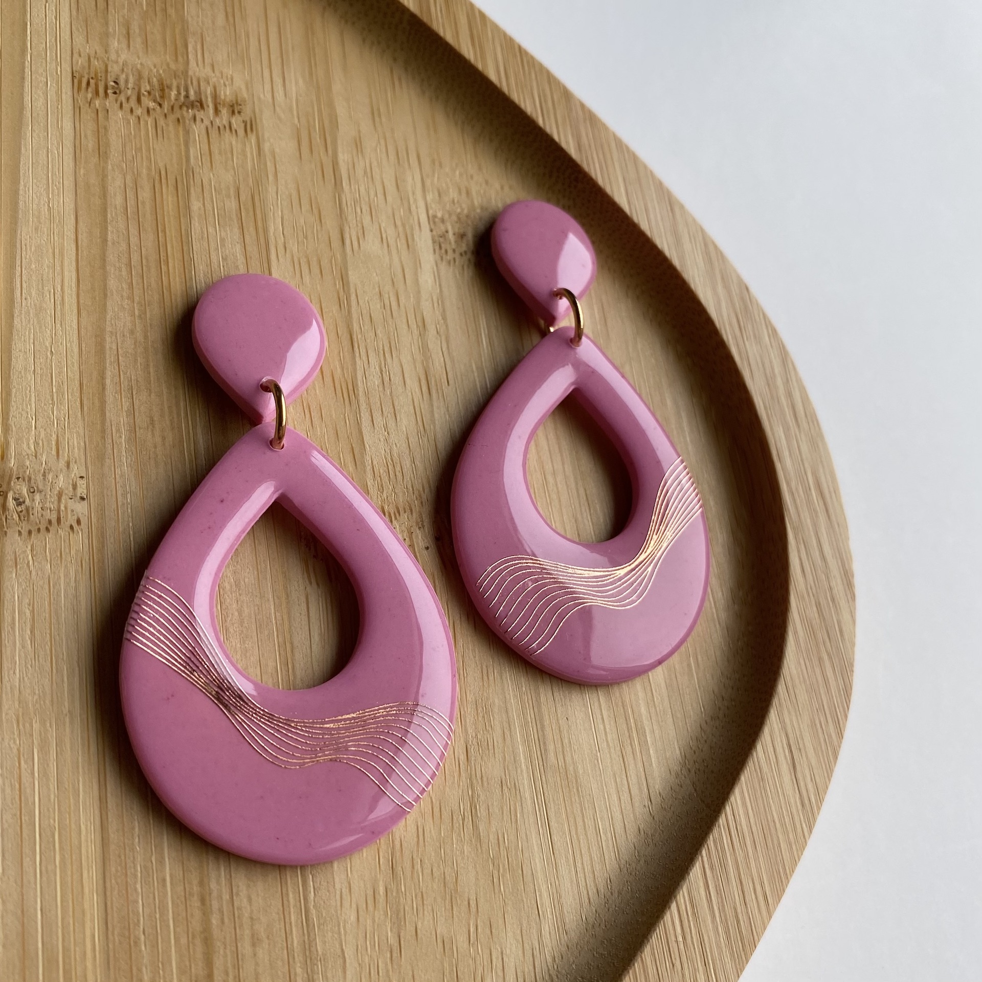Dangles Trixie Pink - handmade - Afbeelding 7