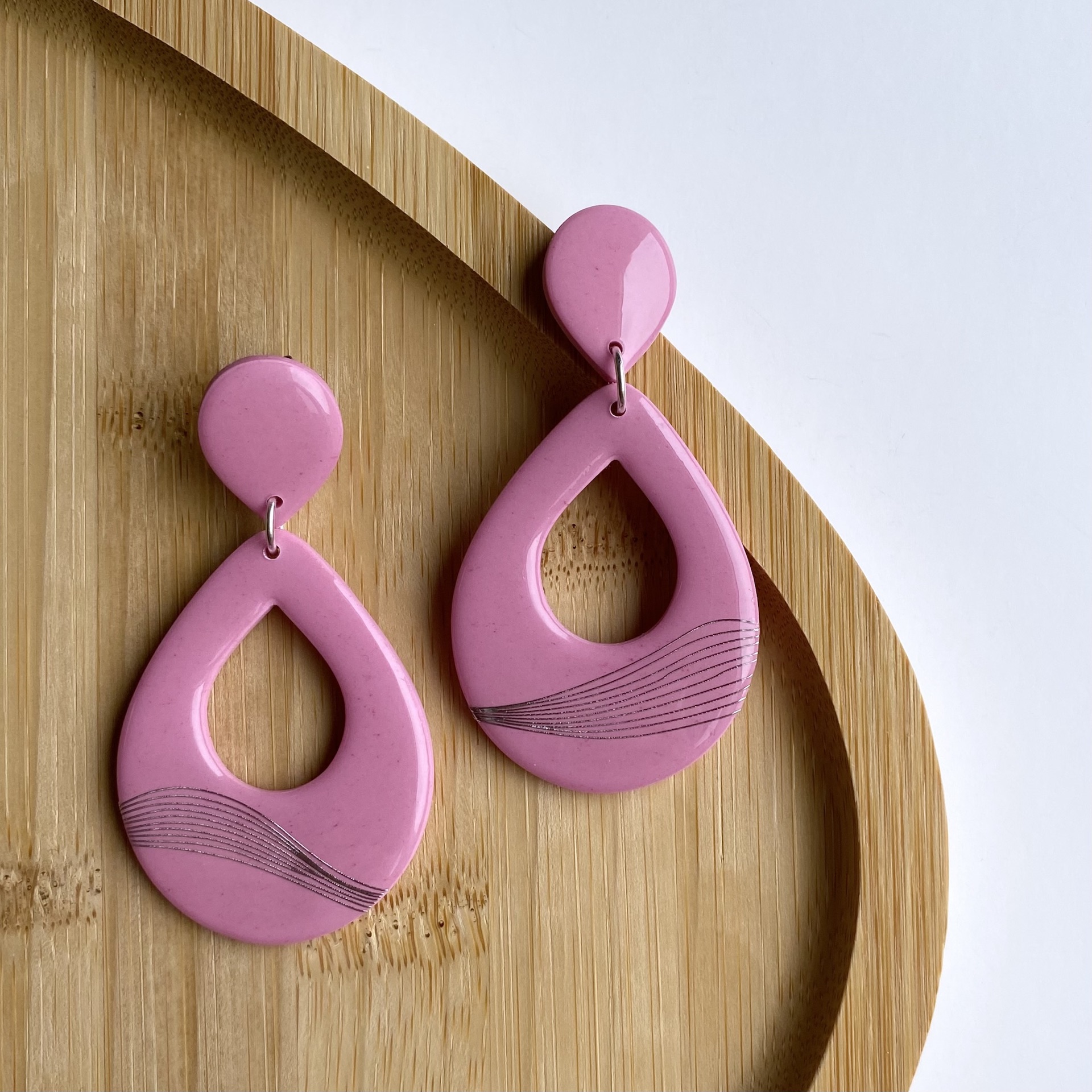 Dangles Trixie Pink - handmade - Afbeelding 4