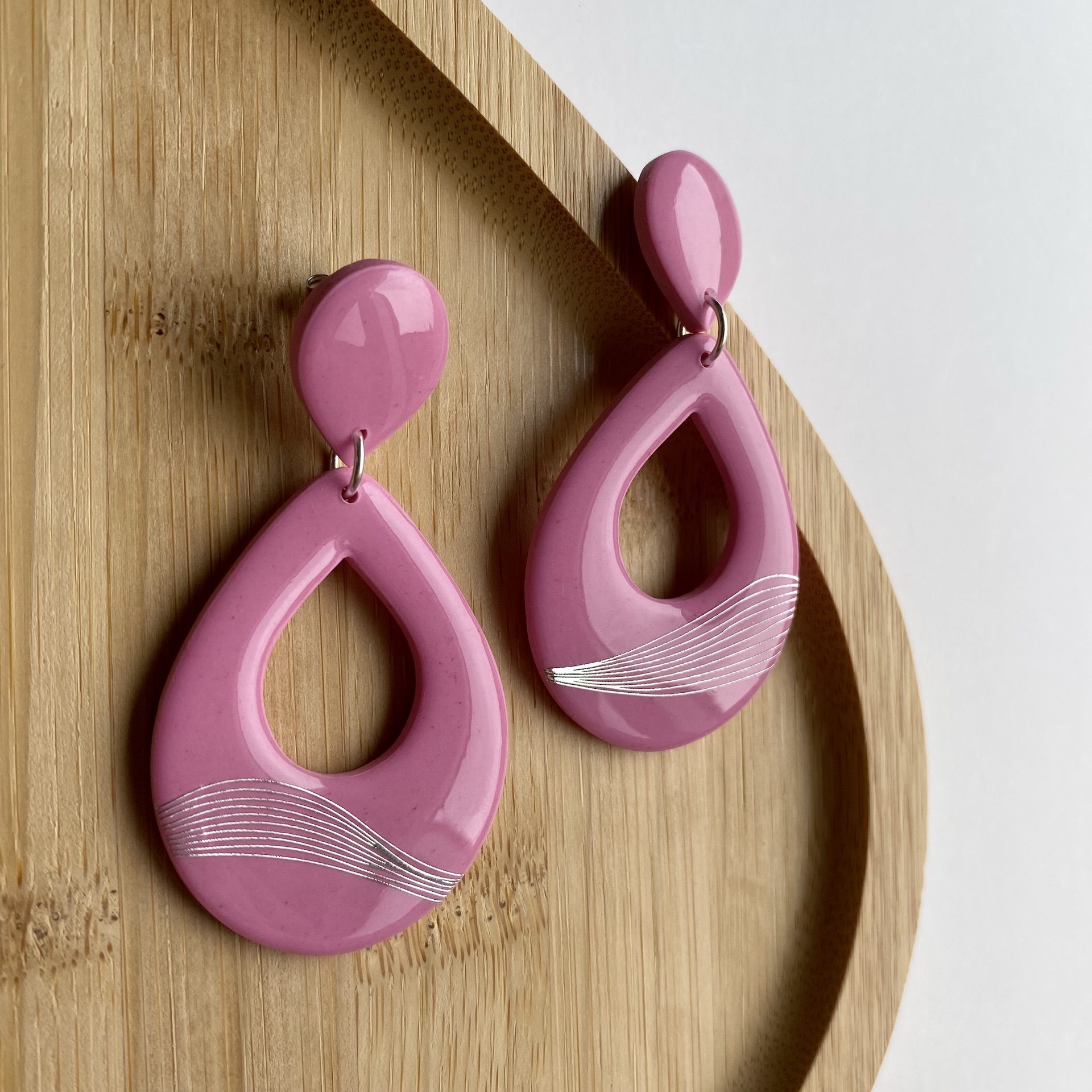 Dangles Trixie Pink - handmade - Afbeelding 5